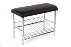 Обувница Betel МС-4 (63х32х48) хром/борнео умбер Бител