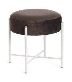 Банкетка AMBER, темно-коричневый/ белый Tet Chair