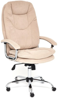 Кресло SOFTY Lux, флок, бежевый Tet Chair