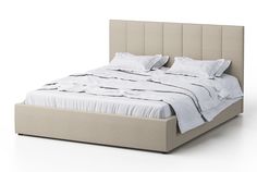 Двуспальная кровать Galaxy Венера-3, 160х200, коричневый экокожа