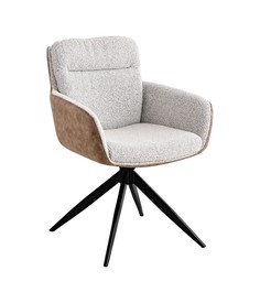 Стулья для кухни Stool Group Waldo 2 шт светло-серый c бежевой экокожей