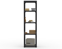 Стеллаж Metalex Kit Comfort 1800х400х500 5 полок, Серый