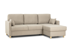 Диван угловой дельфин Дилан бежевый