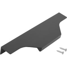 Ручка-профиль CA1.1 L146 мм.,М,Ц.96 мм черный 146x40x15 Jet