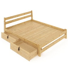 Кровать двуспальная Solarius Классическая 150m-full-2yash бежевый 150х200 см