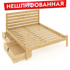 Кровать двуспальная Solarius Классическая klas-spin120net-190-2yash бежевый 120х190 см