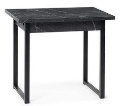 Стол ЛайфМебель Форли 90(150)х67 файерстоун / черный матовый