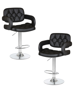 Барный стул DOBRIN TIESTO 2 шт чёрный