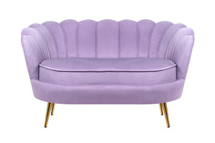 Диван ракушка Mak-interior Pearl double, фиолетовый