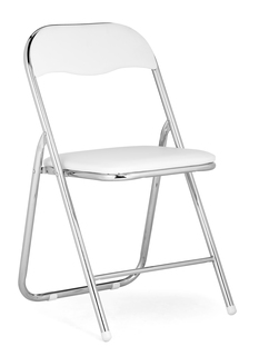 Стул на металлокаркасе ЛайфМебель Fold 1 складной white/chrome