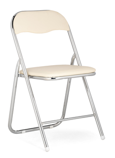 Стул на металлокаркасе ЛайфМебель Fold 1 складной beige/chrome