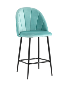 Полубарный стул Stool Group Логан NEW, пыльно-голубой