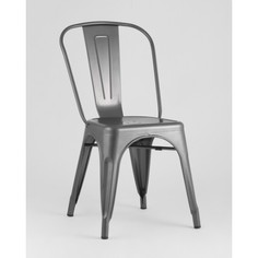 Стул Stool Group TOLIX WOOD, серебристый матовый