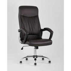 Кресло руководителя TopChairs Tower коричневое Stool Group