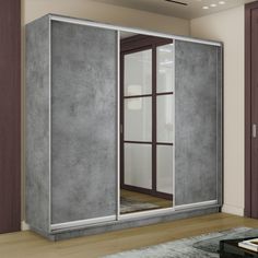 Шкаф-купе Медиум 1 зеркало, 180х45х240 Е1 45EMT1_180240_BT