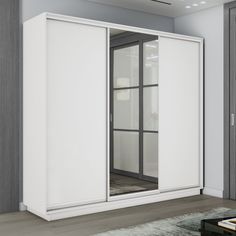 Шкаф-купе Медиум 1 зеркало, 180х45х220 Е1 45EMT1_180_B