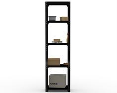 Стеллаж Metalex Kit Comfort 1800х400х500 5 полок, чёрный