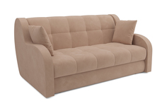 Диван аккордеон Барон велюр бежевый Нонтон