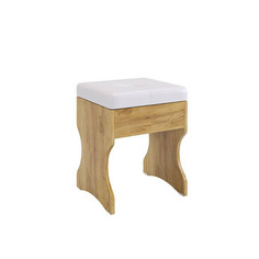 Пуф Виктория 1 33x33x45.5 дуб крафт золотой Mebelson