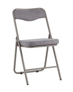 Стулья складные Stool Group Джонни рогожка, серо-голубой, 4 шт