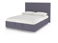 Кровать двуспальная Betta mini, 140х200, Велюр Vip 3 Серый Armos