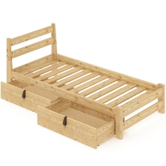 Кровать односпальная Solarius Классическая 90m-190-2yash бежевый 90х190 см