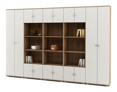 Стеллаж Тунис-8 (ШТ-3Б + СТТ-4 + СТТ-4 + СТТ-4 + ШТ-3Б)-Дуб-сонома/Белый МФ Владимир
