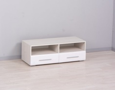 Тумба под телевизор напольная Инесса СТ-18 белая 1100х380х469 No Brand