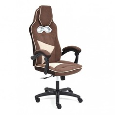Кресло ARENA флок коричневый бежевый Tet Chair
