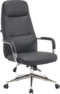 Компьютерное кресло руководителя Everprof Vesta Экокожа Черный, 56414, крестовина металл