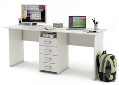 Письменный стол Лайт-11-Белый МФ Владимир