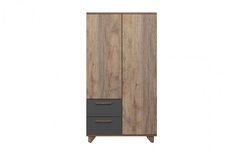 Стеллаж 12 стульев Копенгаген, дуб самдал/серый графит, 80x40x137 см