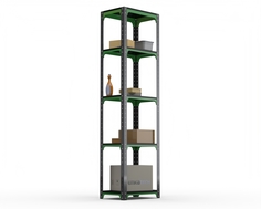 Стеллаж Metalex Kit Comfort 1800х400х500 5 полок, Серо-зеленый