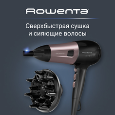 Фен Rowenta CV5940F0 2400 Вт черный, розовый