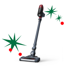 Пылесос беспроводной Tefal Handstick Cordless X-PERT Animal Kit TY6878WO, серый/красный