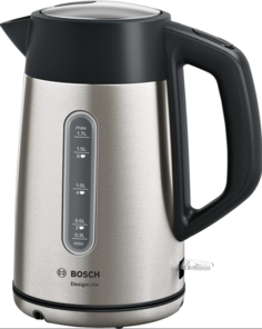 Чайник электрический Bosch TWK4P440 1.7 л серый, черный