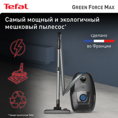 Пылесос Tefal Green Force Max TW4931EA черный