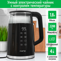 Чайник электрический Marta MT-KT4647A 1.8 л черный