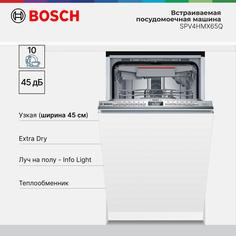 Встраиваемая посудомоечная машина Bosch SPV4HMX65Q