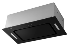 Вытяжка встраиваемая Weissgauff Intense 600 Touch Black Glass черная