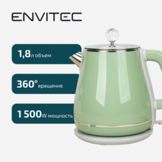 Чайник электрический Envitec YouDa-1830 1.8 л зеленый