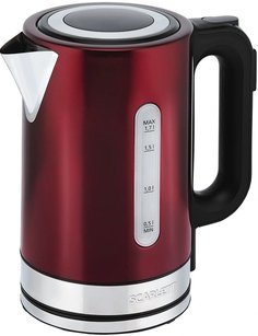 Чайник электрический Scarlett SC-EK21S78, 2200Вт, бордовый