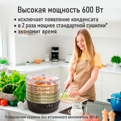 Сушилка для овощей и фруктов StingRay ST-FD714A черный