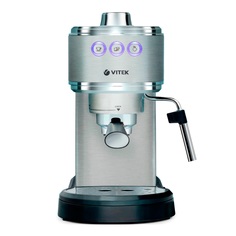 Рожковая кофеварка VITEK VT-1515 серебристый