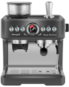 Рожковая кофемашина Weissgauff 685 Barista MaxAroma Pro Inox серый