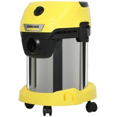 Пылесос Karcher WD 3 S V-17/4/20 желтый, черный