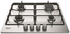 Встраиваемая варочная панель газовая Hotpoint-Ariston 642 W/IX/HA EE серебристый