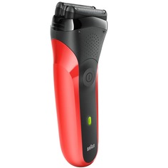 Электробритва BRAUN 300s черный, красный
