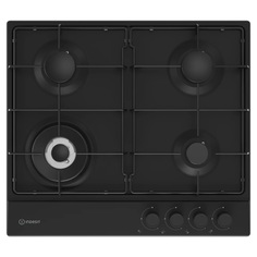 Встраиваемая варочная панель газовая Indesit THPM 641 W/BK/I черный