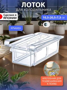 Органайзер Iseto кухонный для холодильника 10,3х20,5х7,3 см I-532